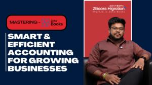 Zoho Books tutorial on smart and efficient accounting for growing businesses with Zoho Books migration expertise