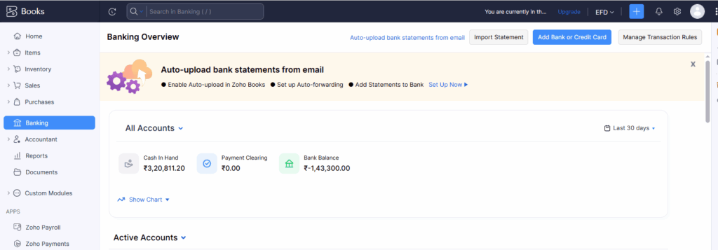 zoho books